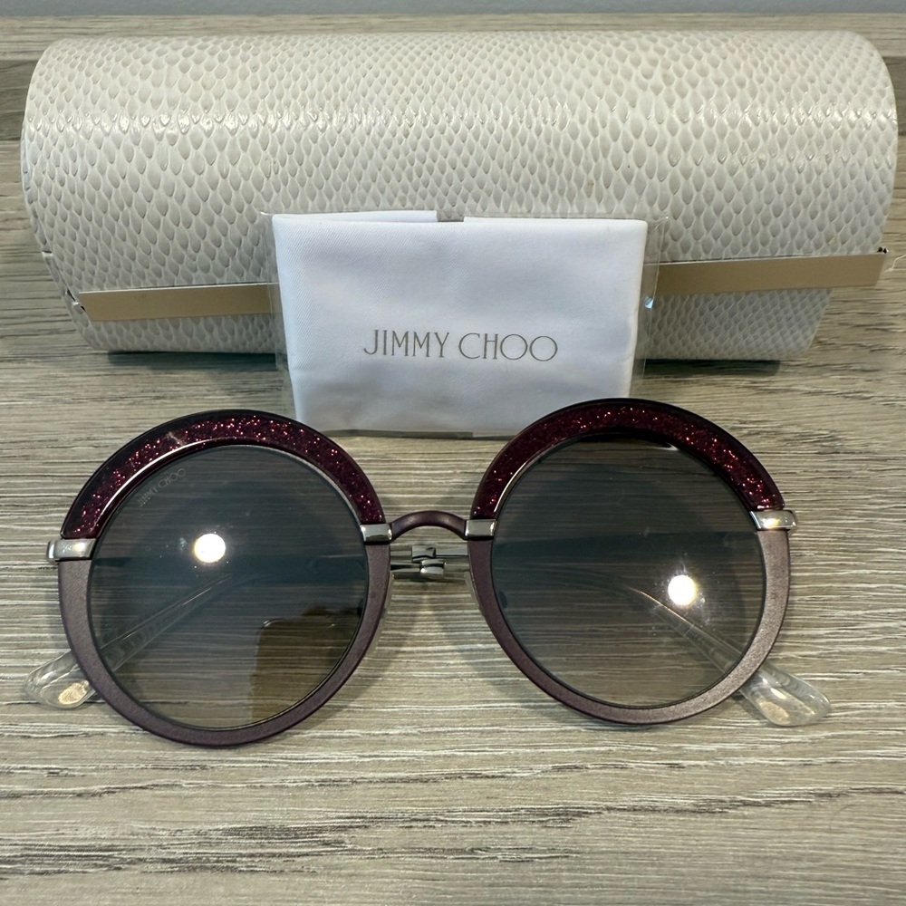 Jimmy Choo Purple Sunglasses